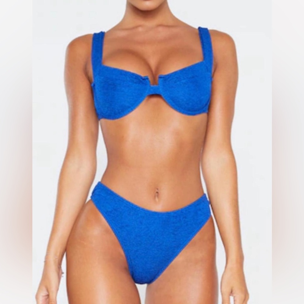 PrettyLittleThing Royal Blue Bikini Set